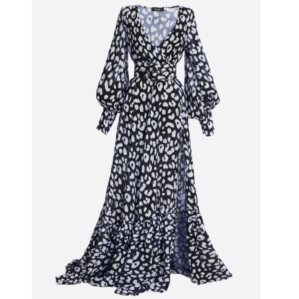 Hanifa Alia Maxi Dress Black/White